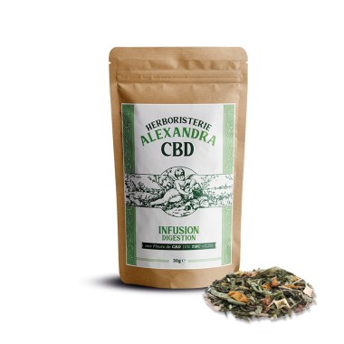 Infusion CBD digestion bio - CBD.fr Pro