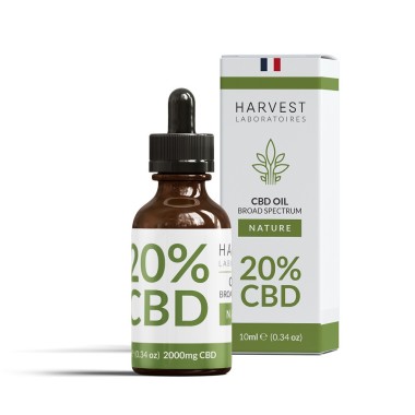 Huile CBD Broad Spectrum - Harvest Laboratoires - CBD.fr Pro