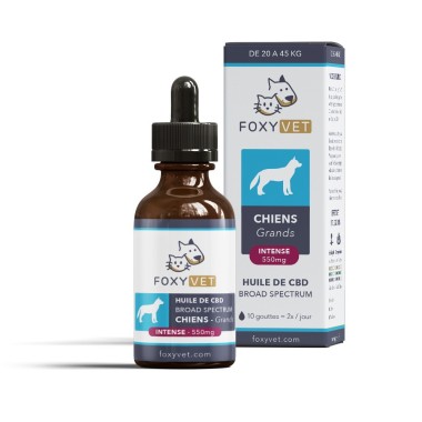 Foxyvet - Huile de CBD pour chien professionnel - CBD.fr Pro