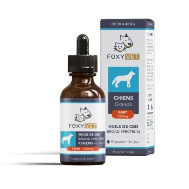 Foxyvet - Huile de CBD pour chien professionnel - CBD.fr Pro