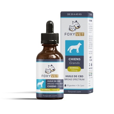 Foxyvet - Huile de CBD pour chien professionnel - CBD.fr Pro