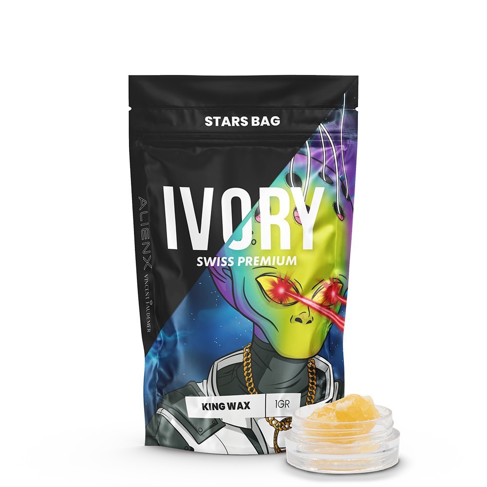 King Wax : la Cire de CBD Puissante par Ivory - CBD.fr Pro