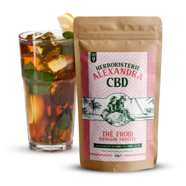 Thé Froid CBD Infusion fruité - CBD.fr Pro