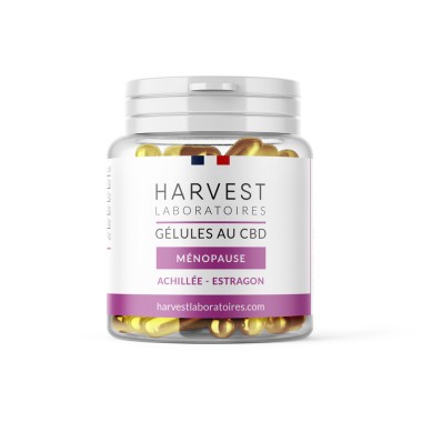 Cápsulas de CBD para combatir la menopausia. Disponible en CBD.fr