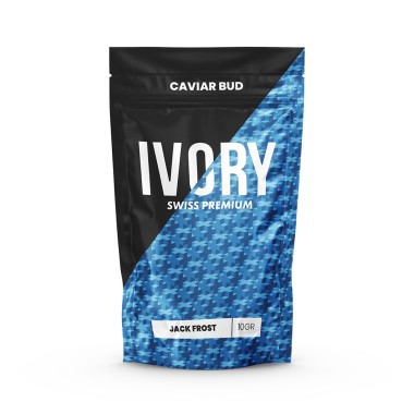 Pequeños cogollos de CBD de IVORY
