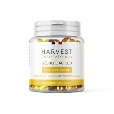 Cápsulas Matinales 750mg CBD - Harvest Laboratoires