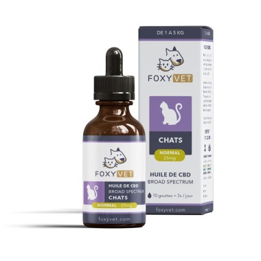 Aceite de CBD para gatos - Foxyvet- CBD.fr Pro